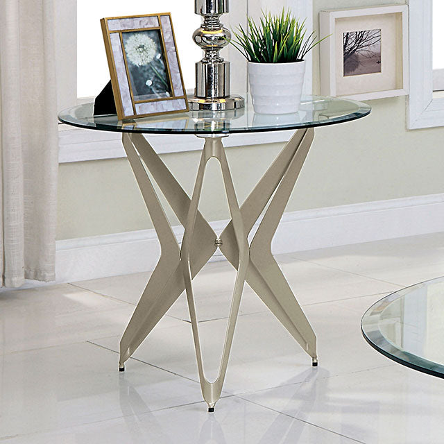 Alvise Side Table Champagne