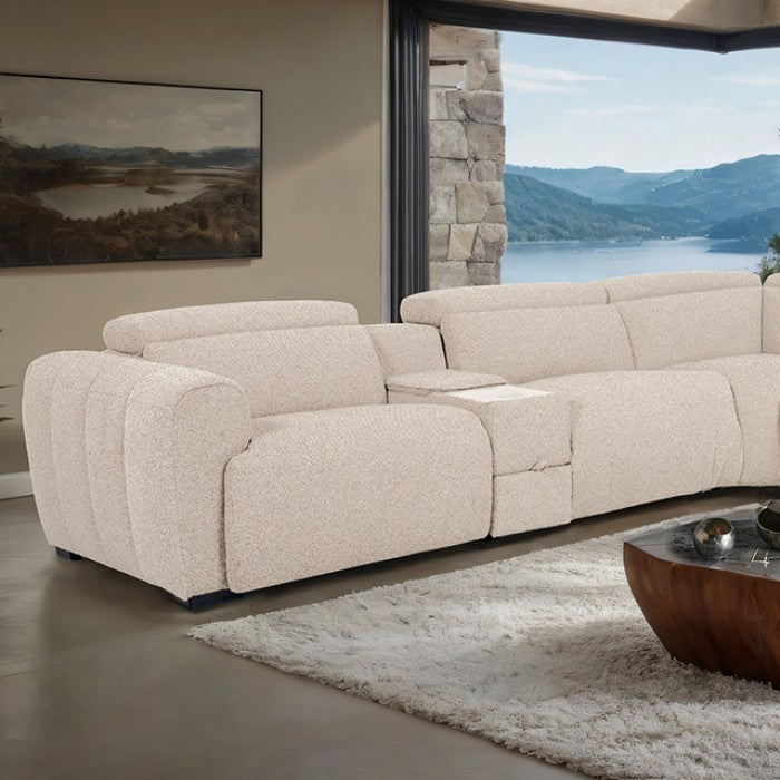 Thaddea Sectional White