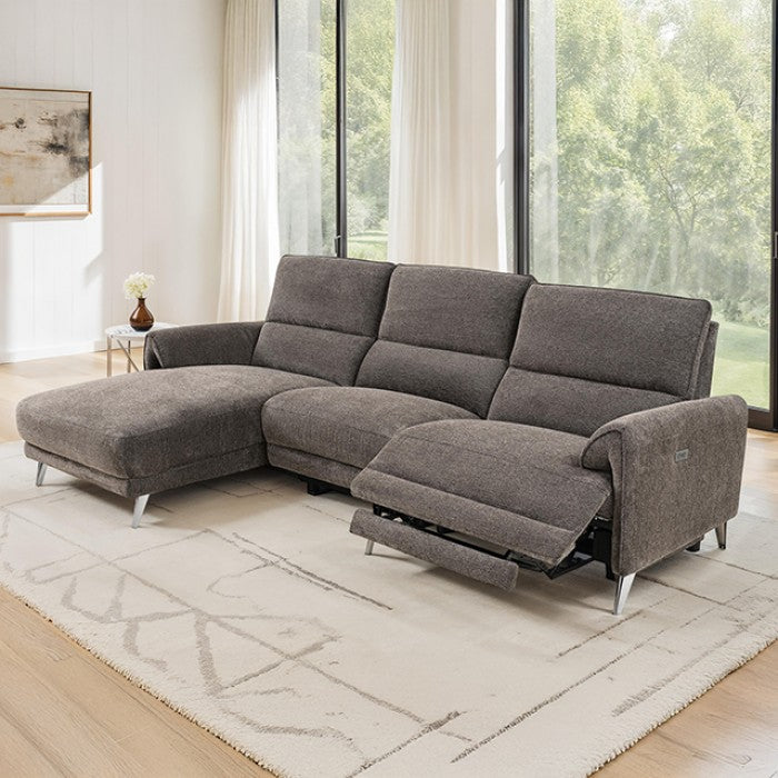Brande Sectional Brown