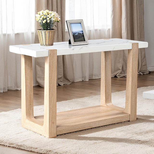 Sundbry Console Table White