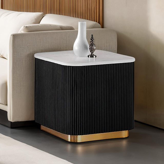 Virden Side Table Black