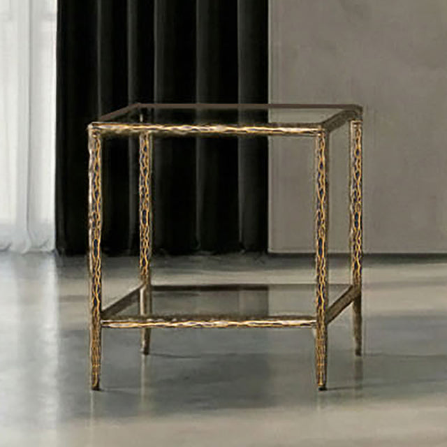 Helma Side Table Matte Gold