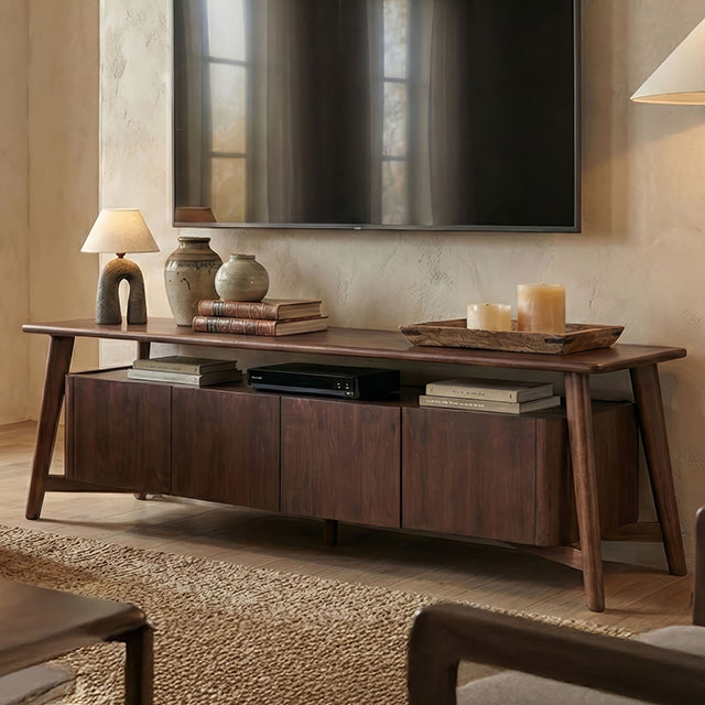 Dosal TV Console Rich Walnut