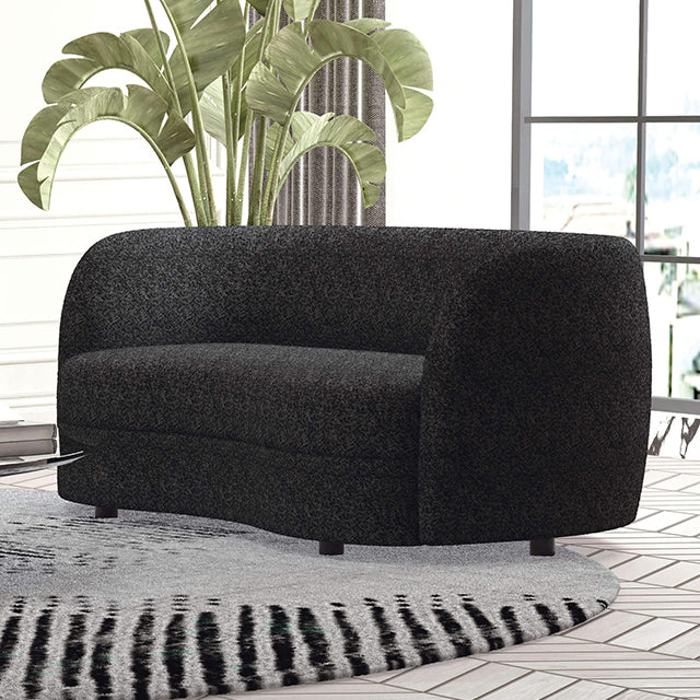 Versoix Loveseat Black