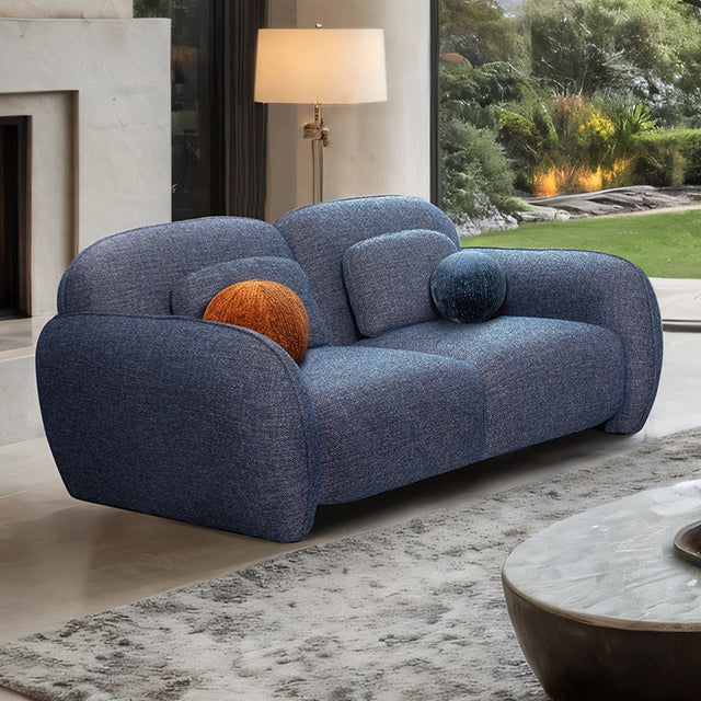 Previti Loveseat Denim Blue