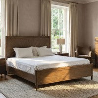 Clarksburg Bed (Walnut) - Queen 5-Piece Set w/ 2 Nightstands