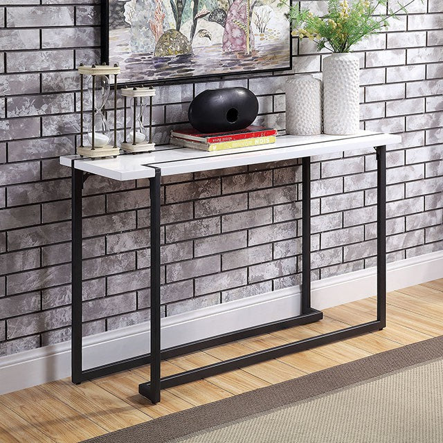 Izar Console Table White