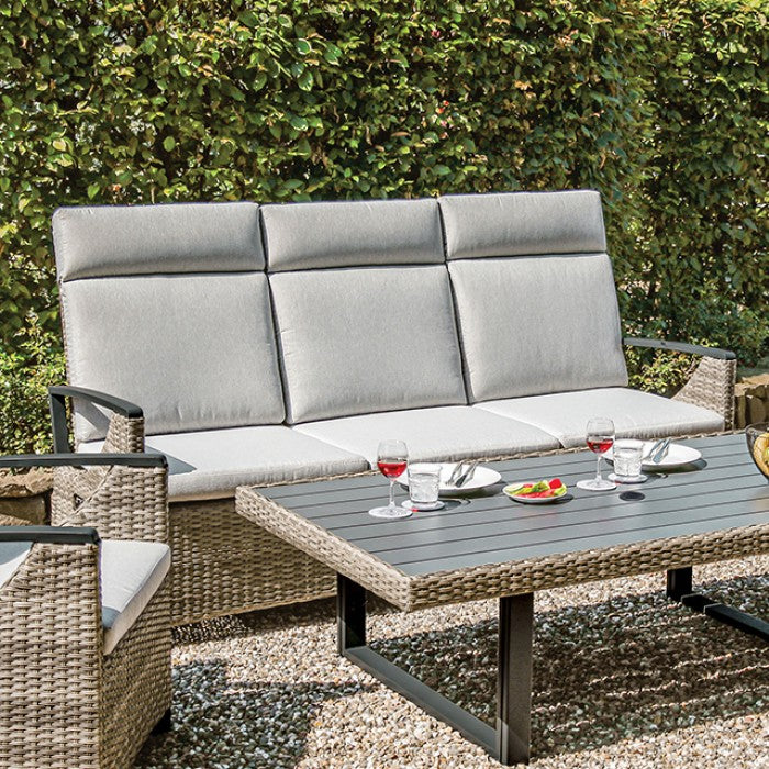Antigua Sofa Outdoor Sofa Gun Metal