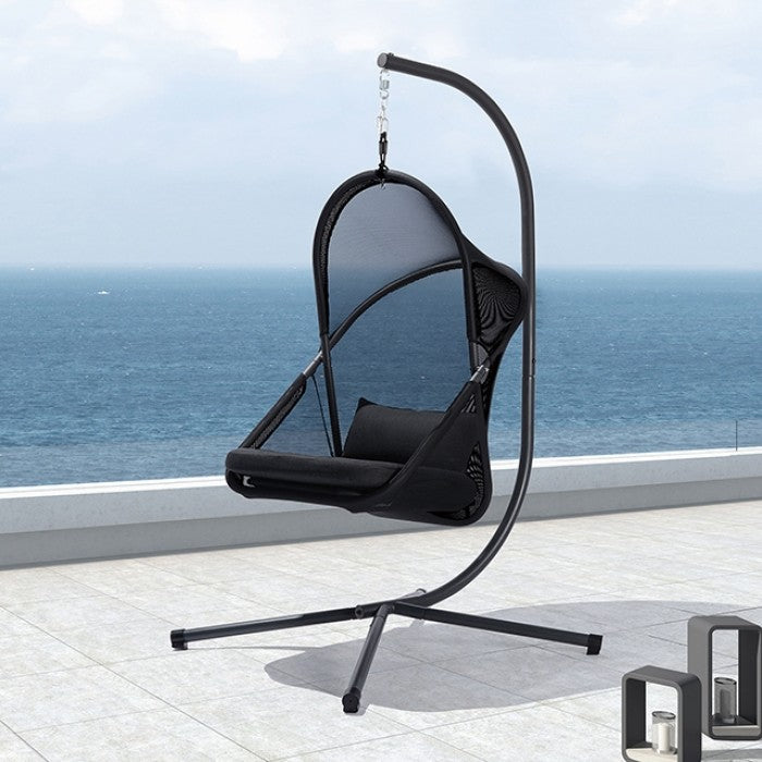 Crush Swing Chair Outdoor Chair Black