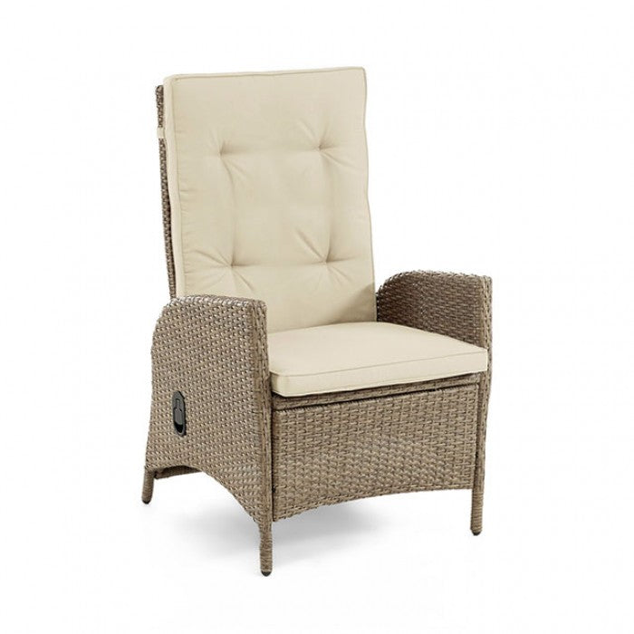 Mackay Reclining Chair Outdoor Chair Beige