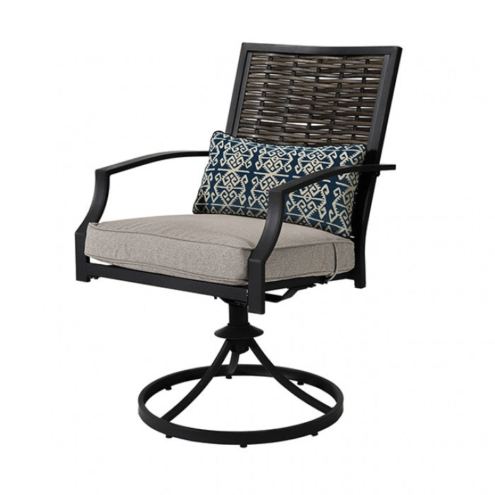 Sintra Swivel Arm Chair Outdoor Chair Black