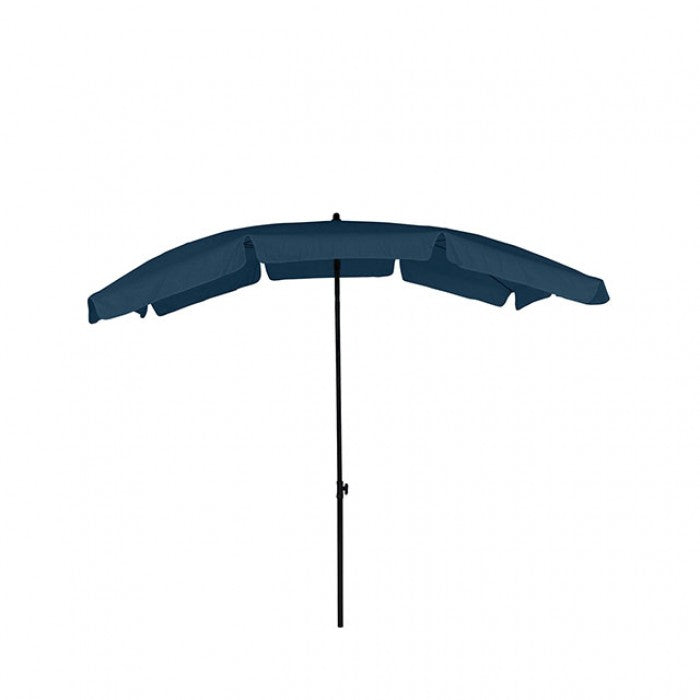 Sleek Rectangular Tilting Umbrella Umbrella Dark Sapphire