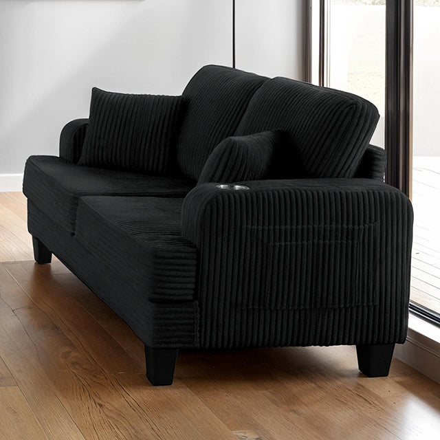 Moretaine Loveseat Black