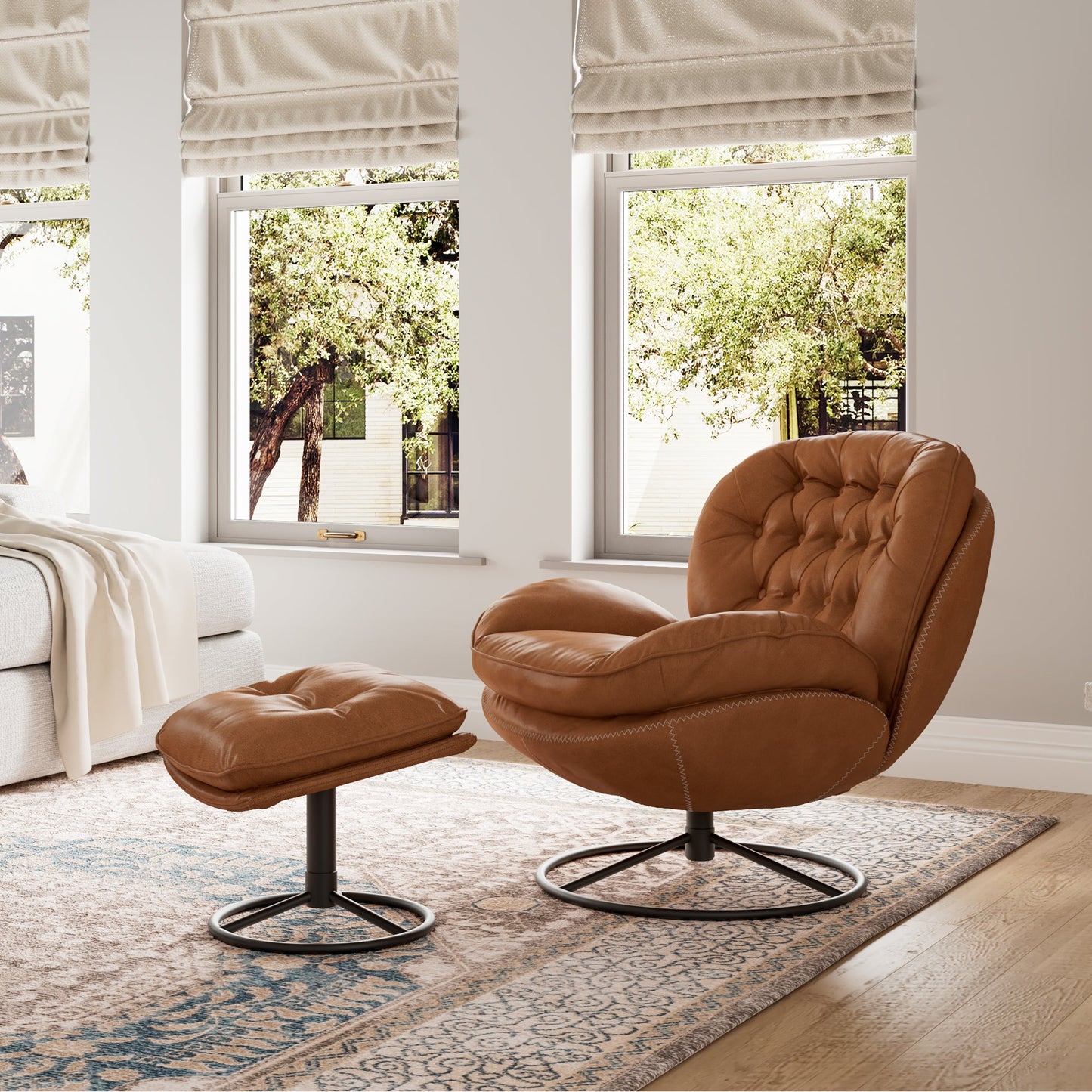 Camden, Modern Swivel Lounge Chair