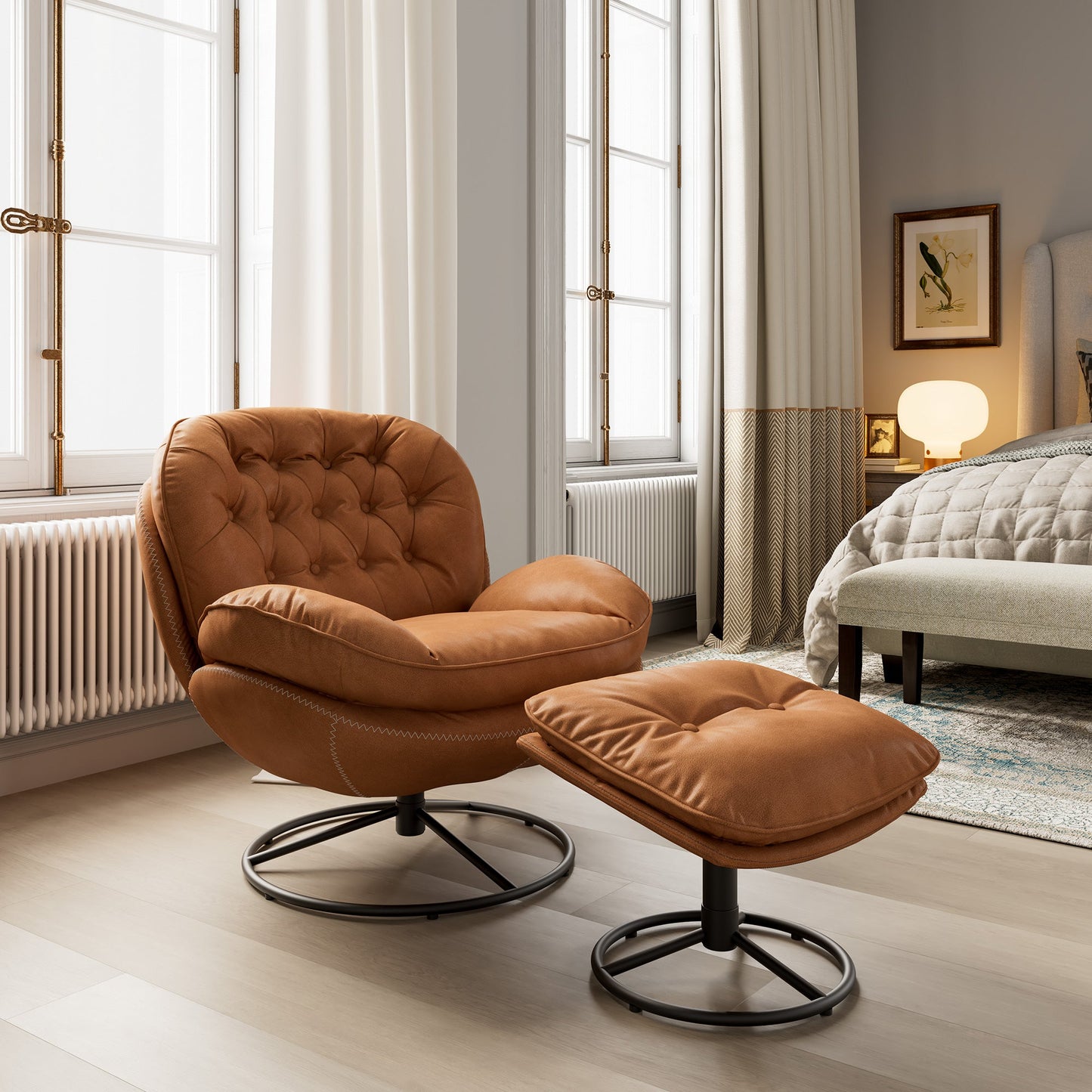 Camden, Modern Swivel Lounge Chair
