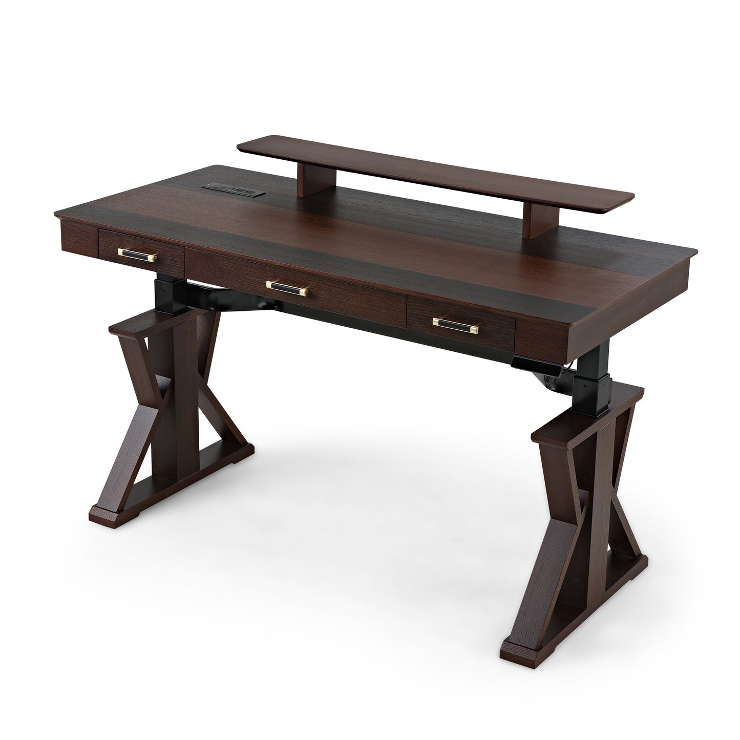 Executive Office Set: Ark SWS Pro Standing Desk & Executive Office Chair