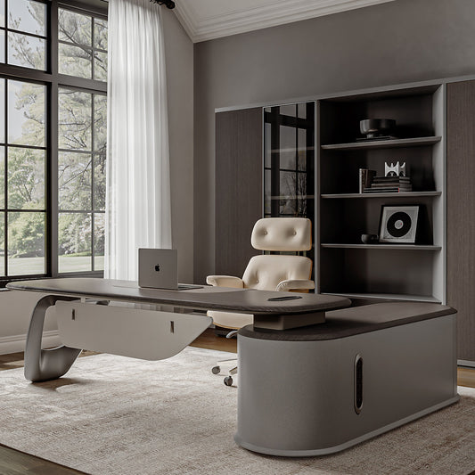 Zen Orion, Executive Desk & Bookcase