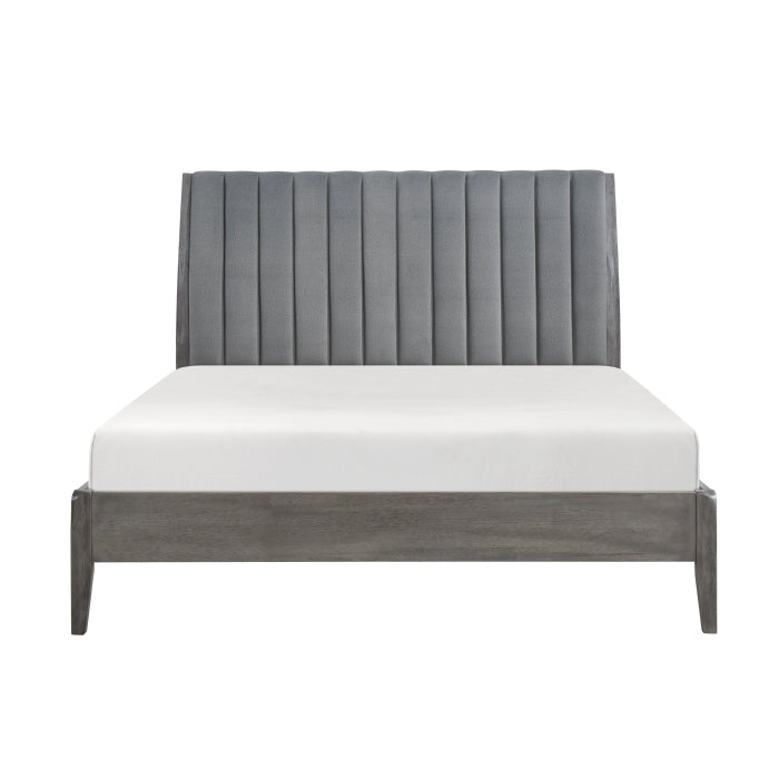 Dade Queen Platform Bed Bed Gray