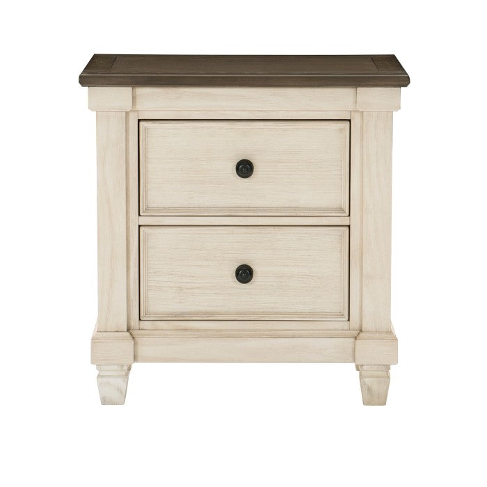Weaver Nightstand Nightstand Two-Tone Antique White