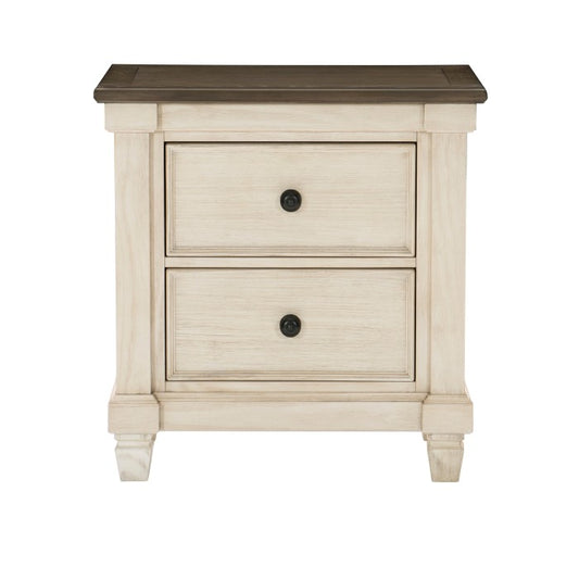 Weaver Nightstand Nightstand Two-Tone Antique White