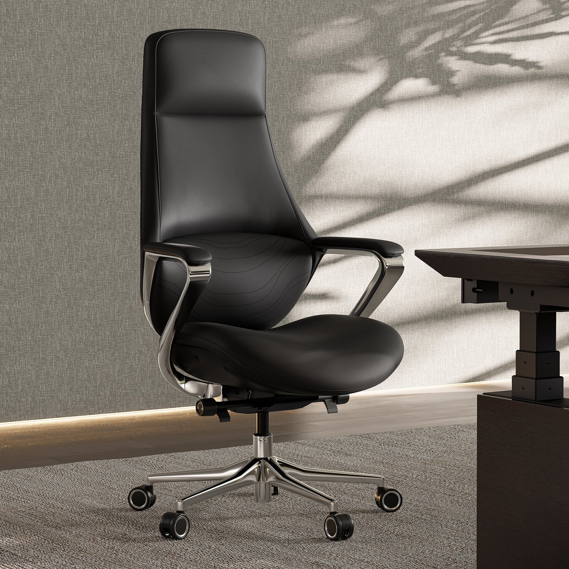 Nox, Genuine Leather Executive Office Chair