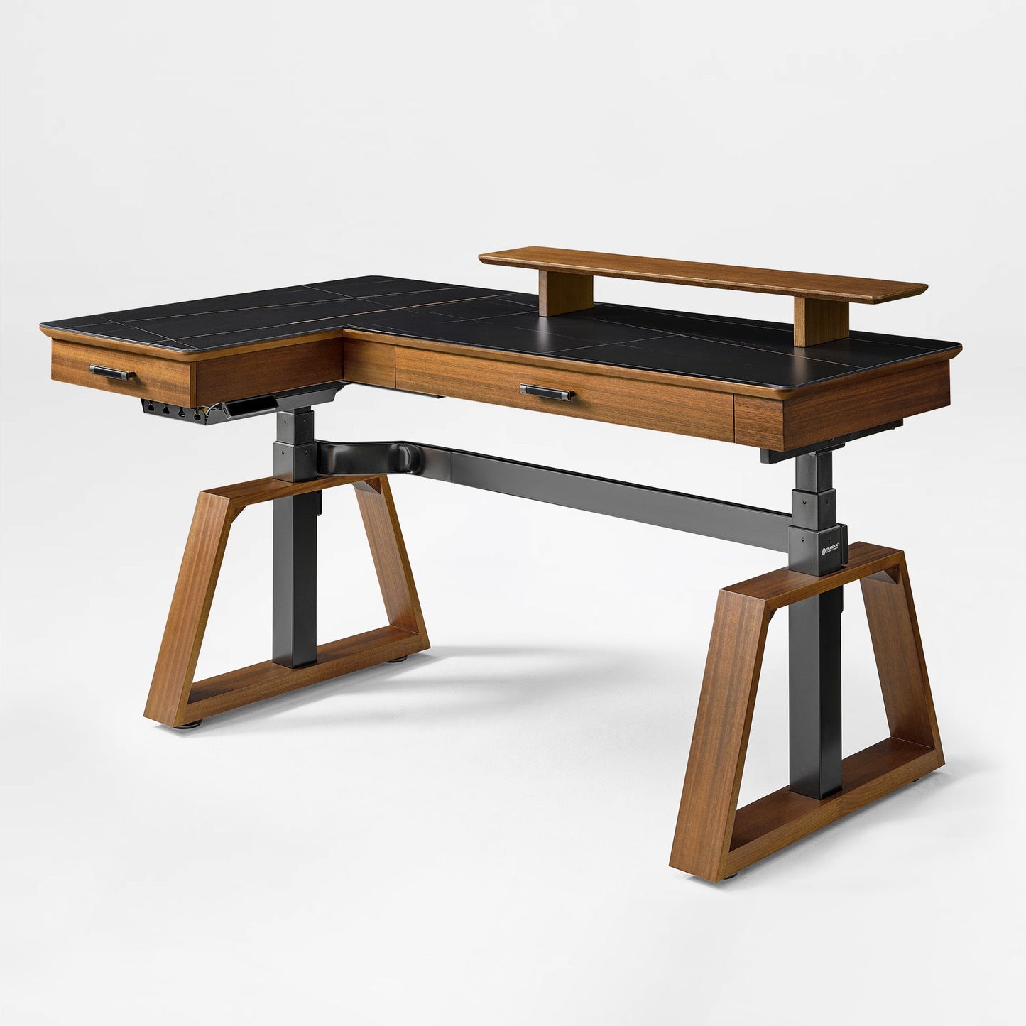 Executive Office Set:  Ark Standing Desk & Premium Executive Chair