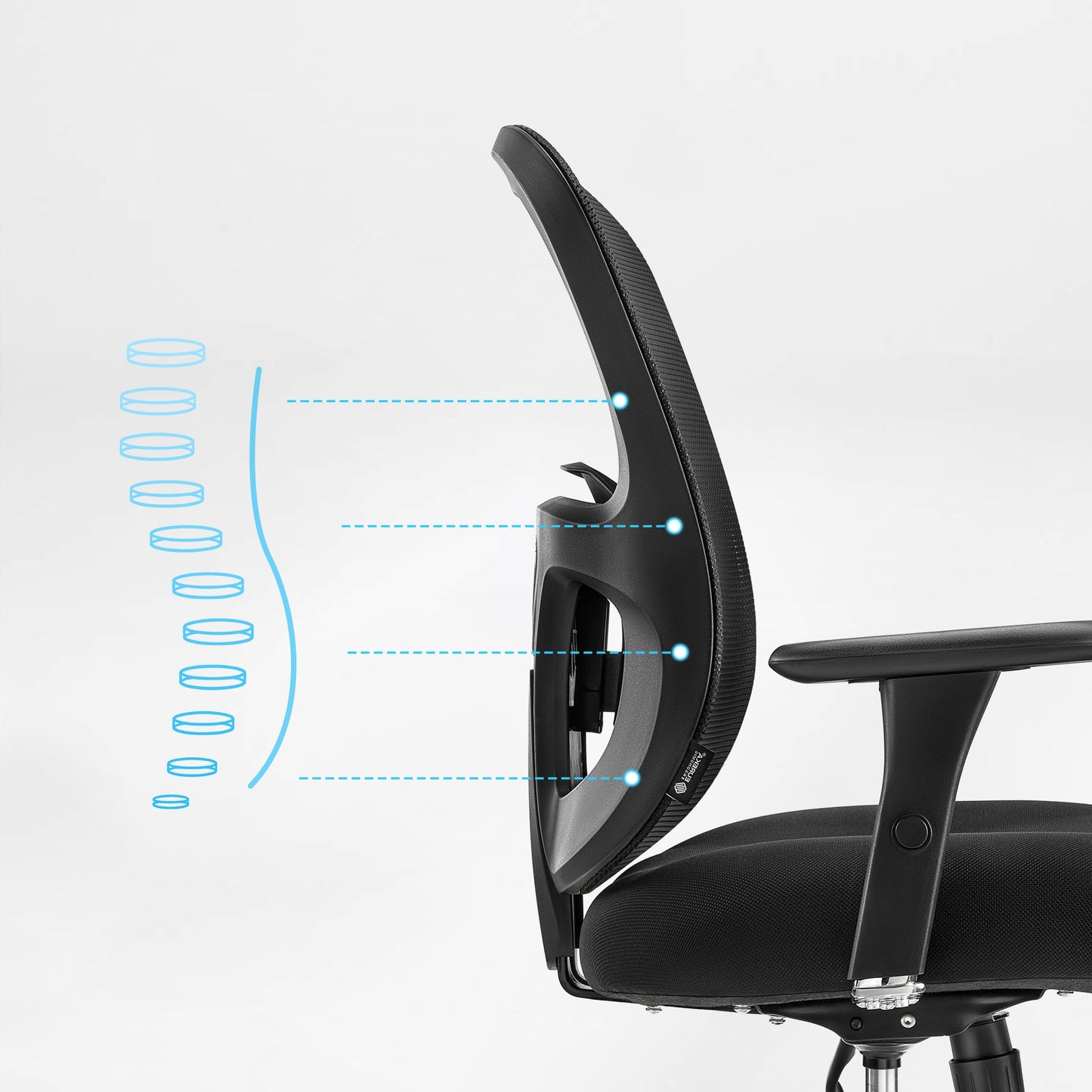 Hoss, Big & Tall 500LBS Capacity Ergonomic Office Chair