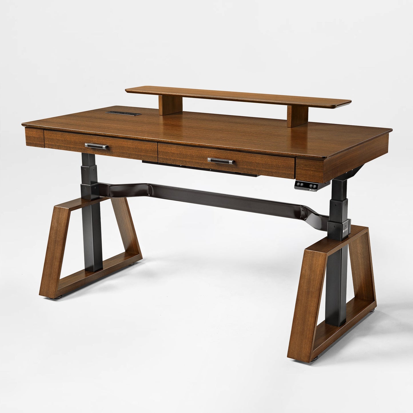 Executive Office Set: Ark Standing  Desk & Luxury Executive Chair