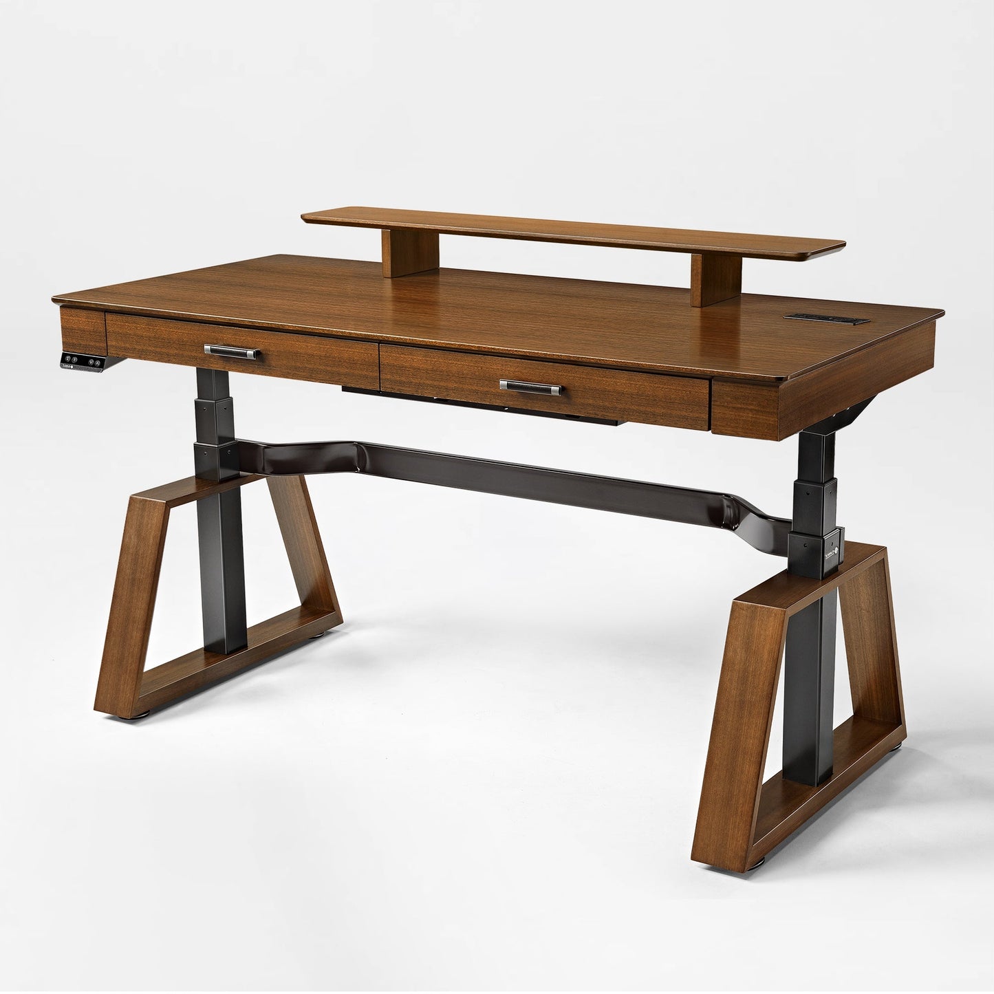 Executive Office Set: Ark Standing  Desk & Luxury Executive Chair