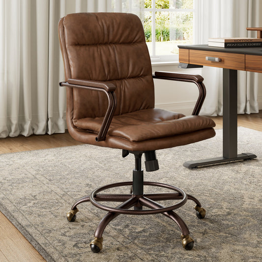 Regal, PU Leather Home Office Chair