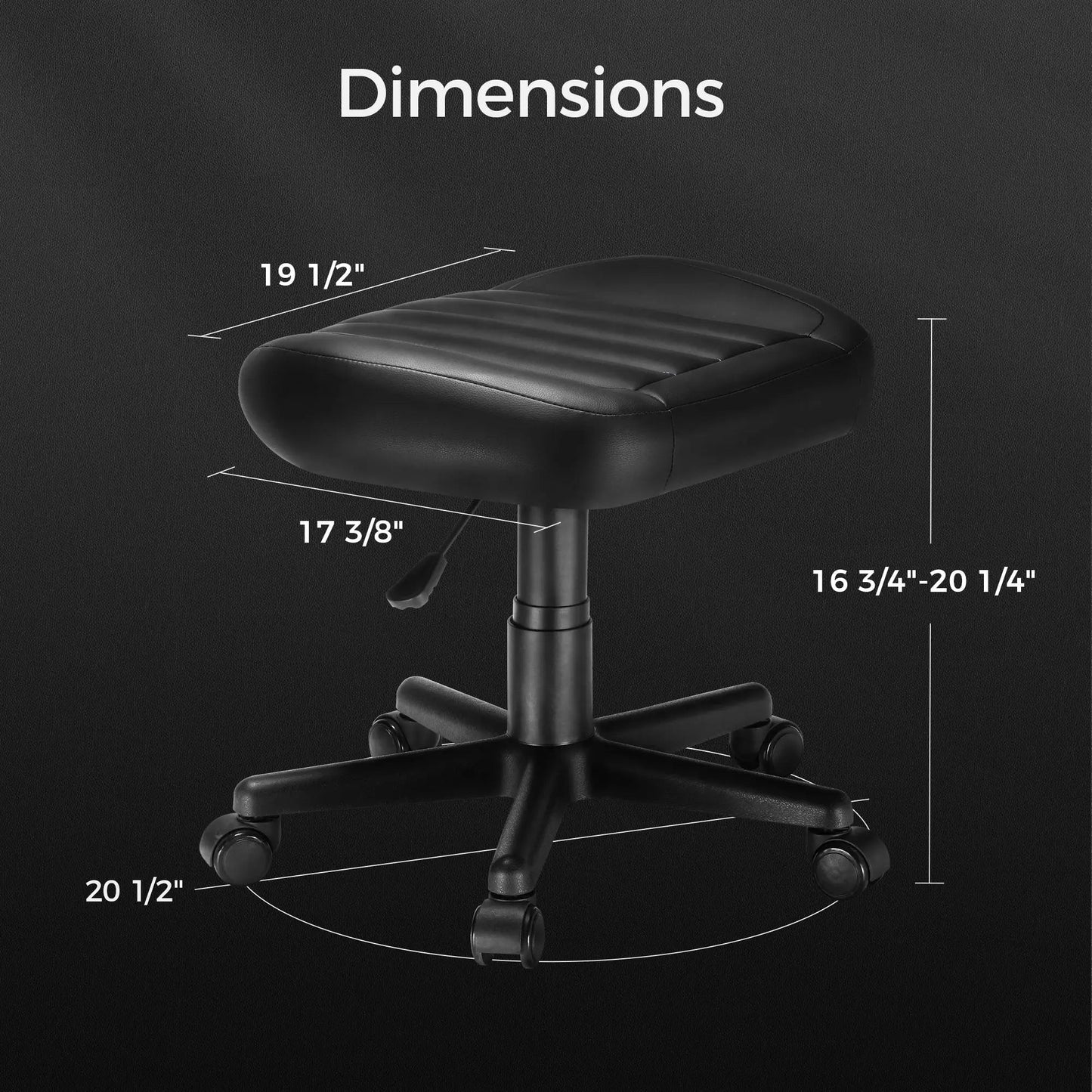 Footstool with Wheels