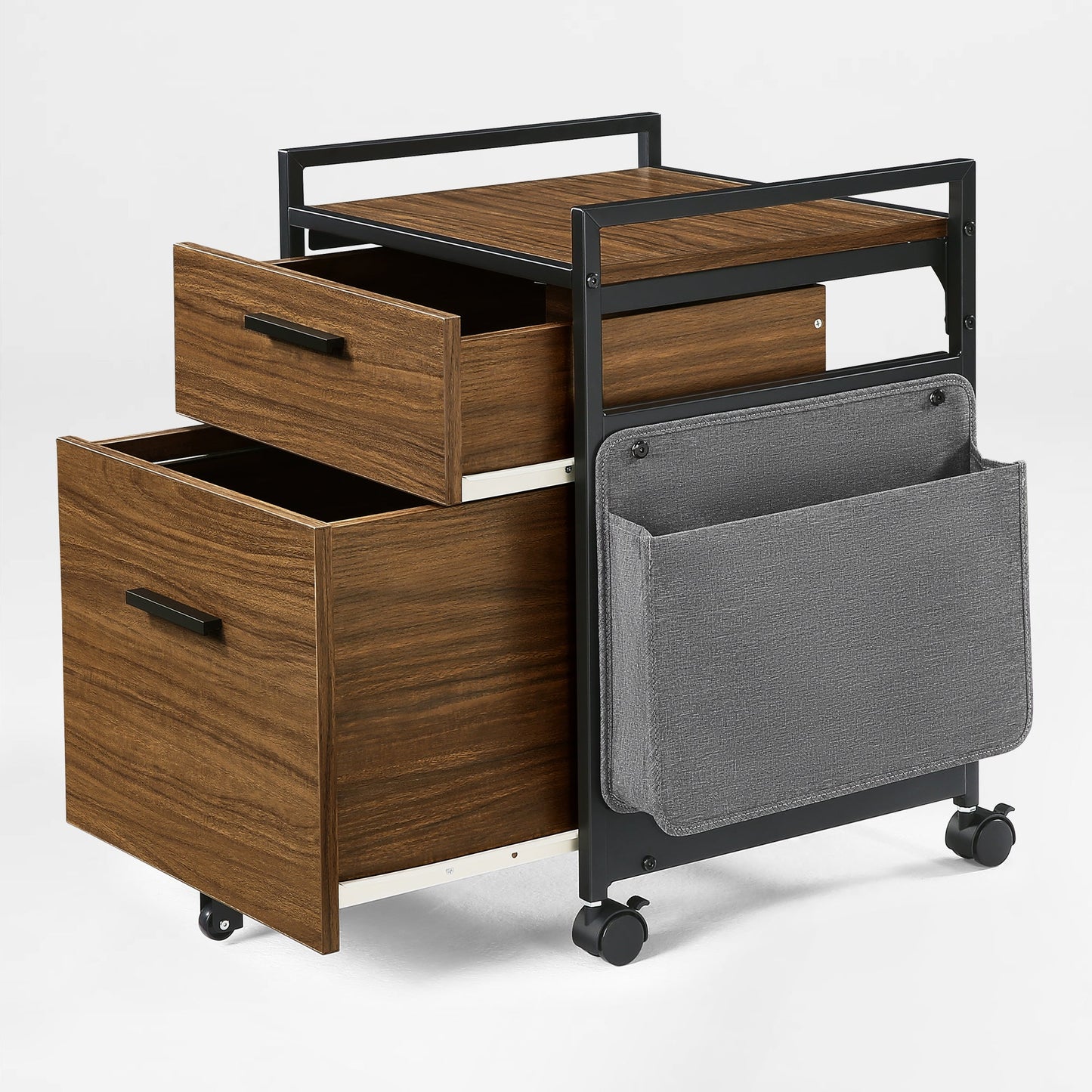 23" Rolling File Cabinet with Drawer