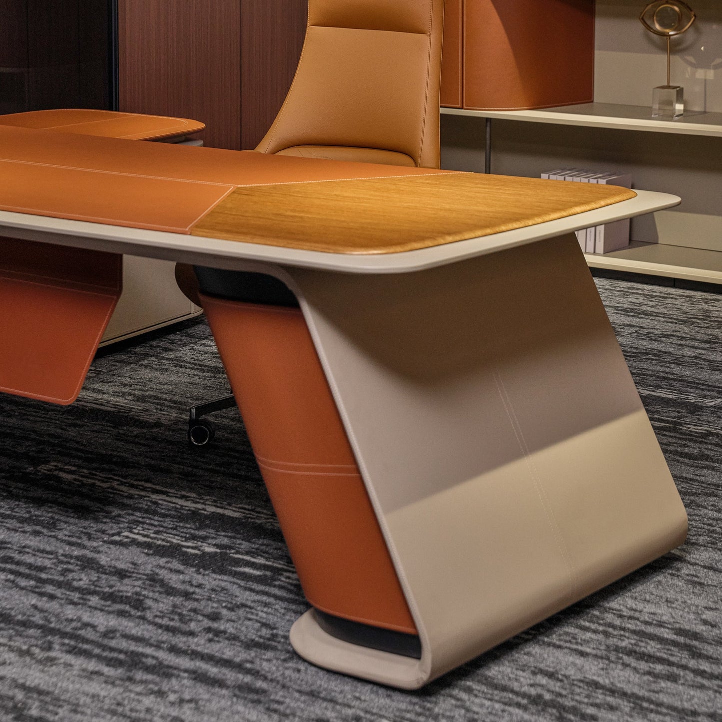 Zen Altair,  Executive Desk & Bookcase