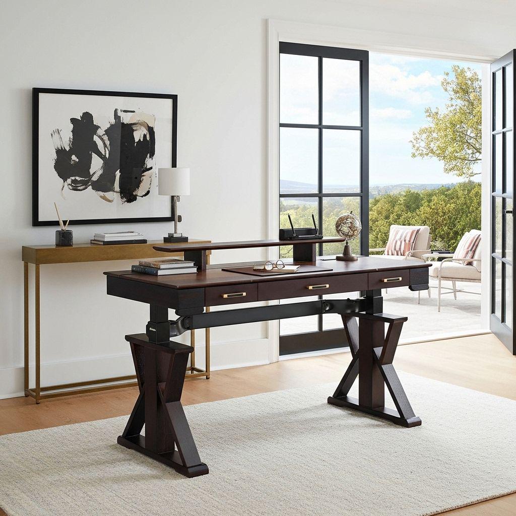 Ark SWS Pro Executive Standing Desk (63"x29")