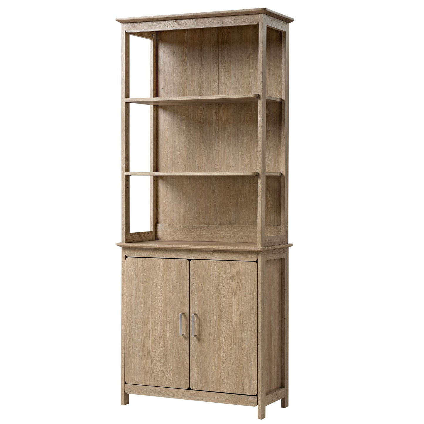 Executive Office Set：Ark EL Standing Desk, Chair & Storage