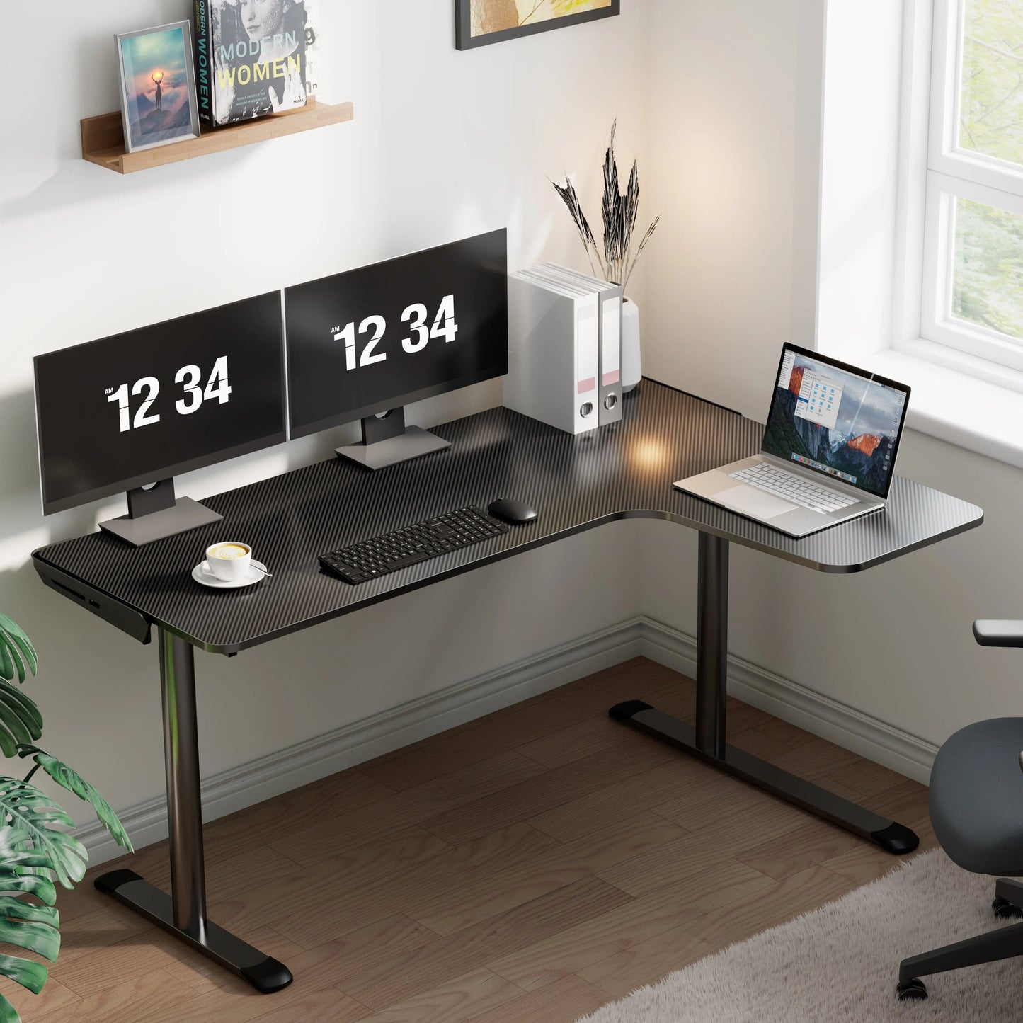 L Shaped Gaming Desk (60"x24")
