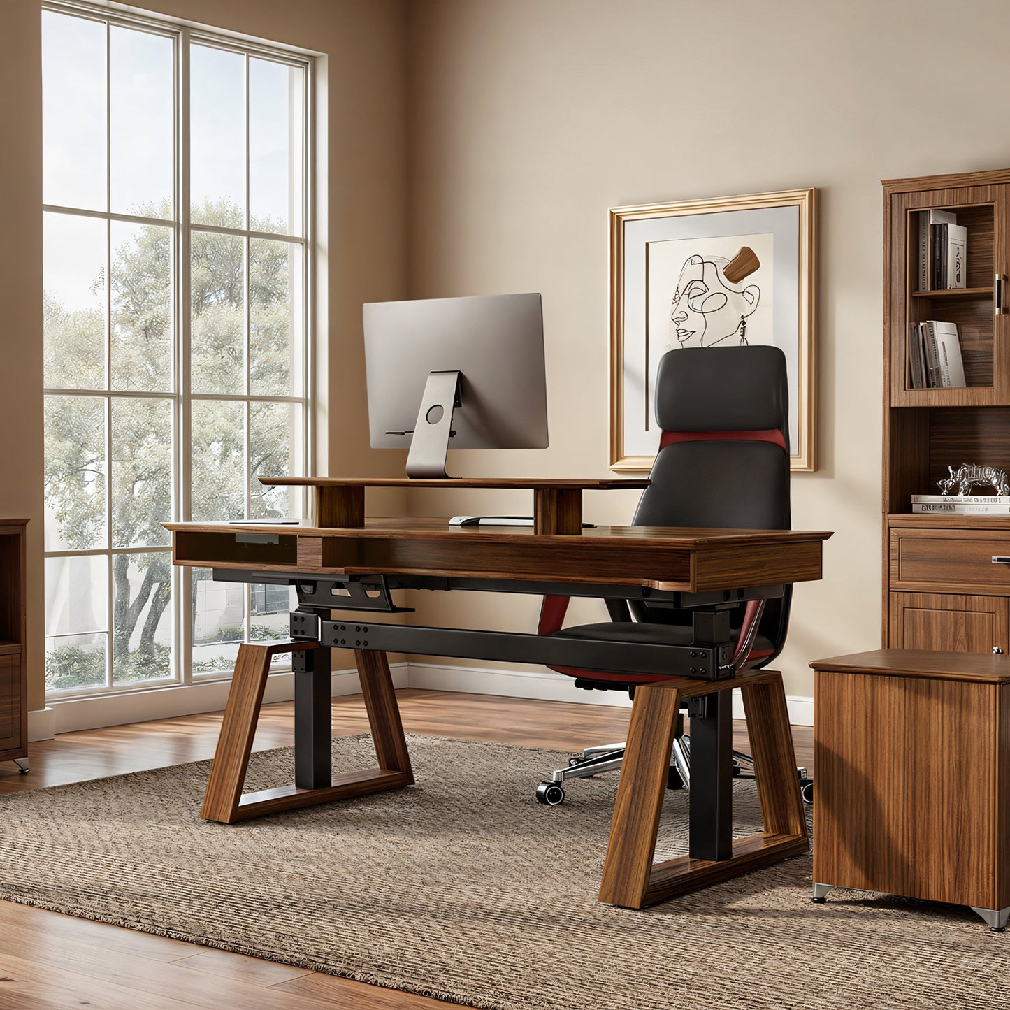 Ark Pro L-Shaped Standing Desk (63"x23")