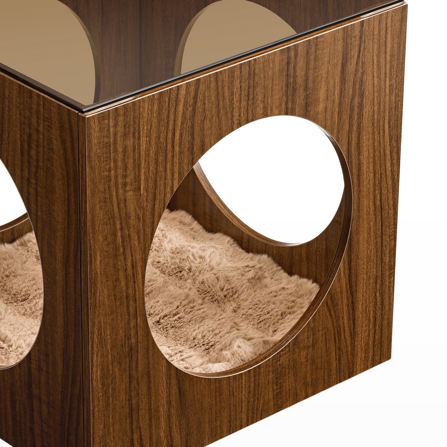 Peek-a-Boo Cat Bed & Side Table