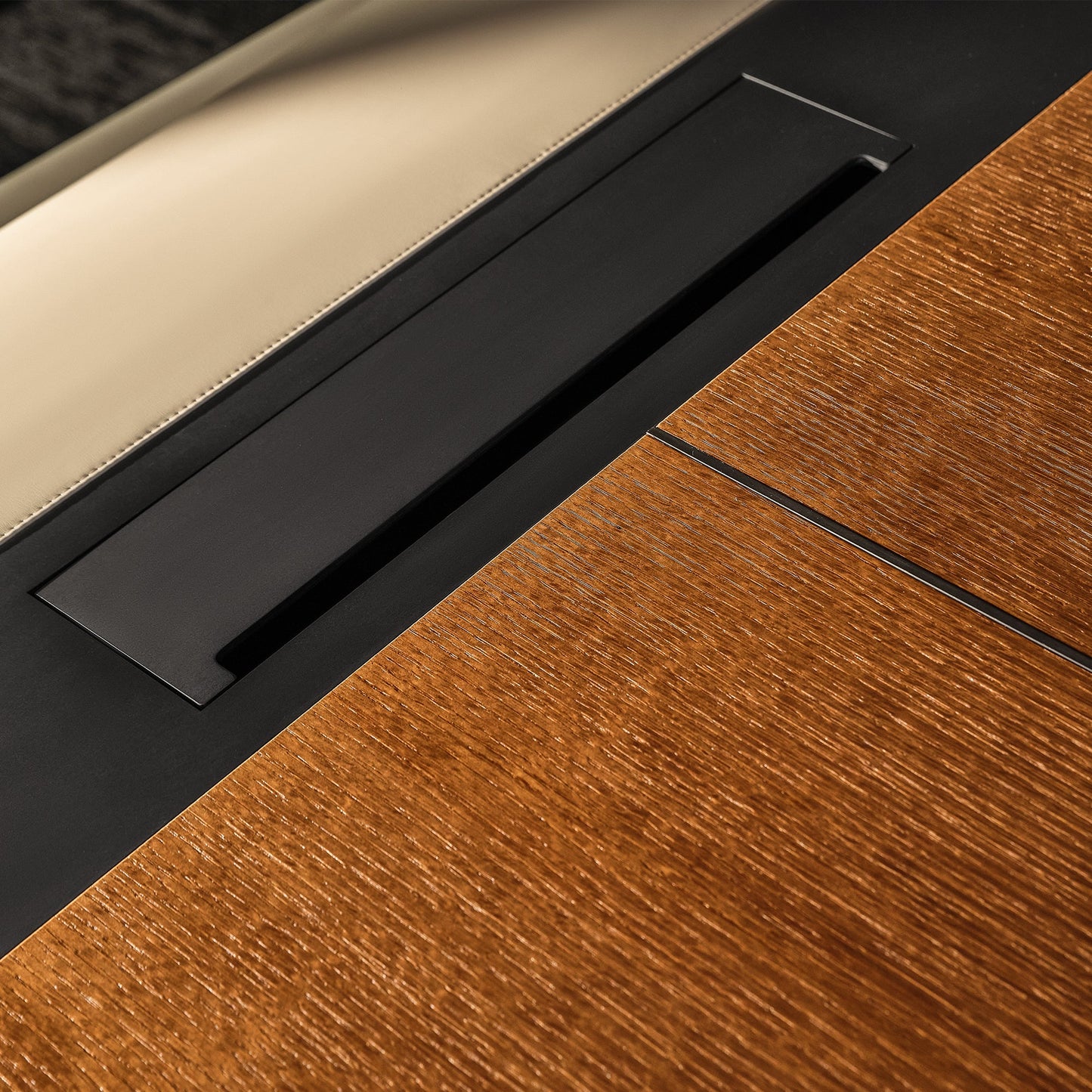 Zen Lunar, Executive Desk & Bookcase