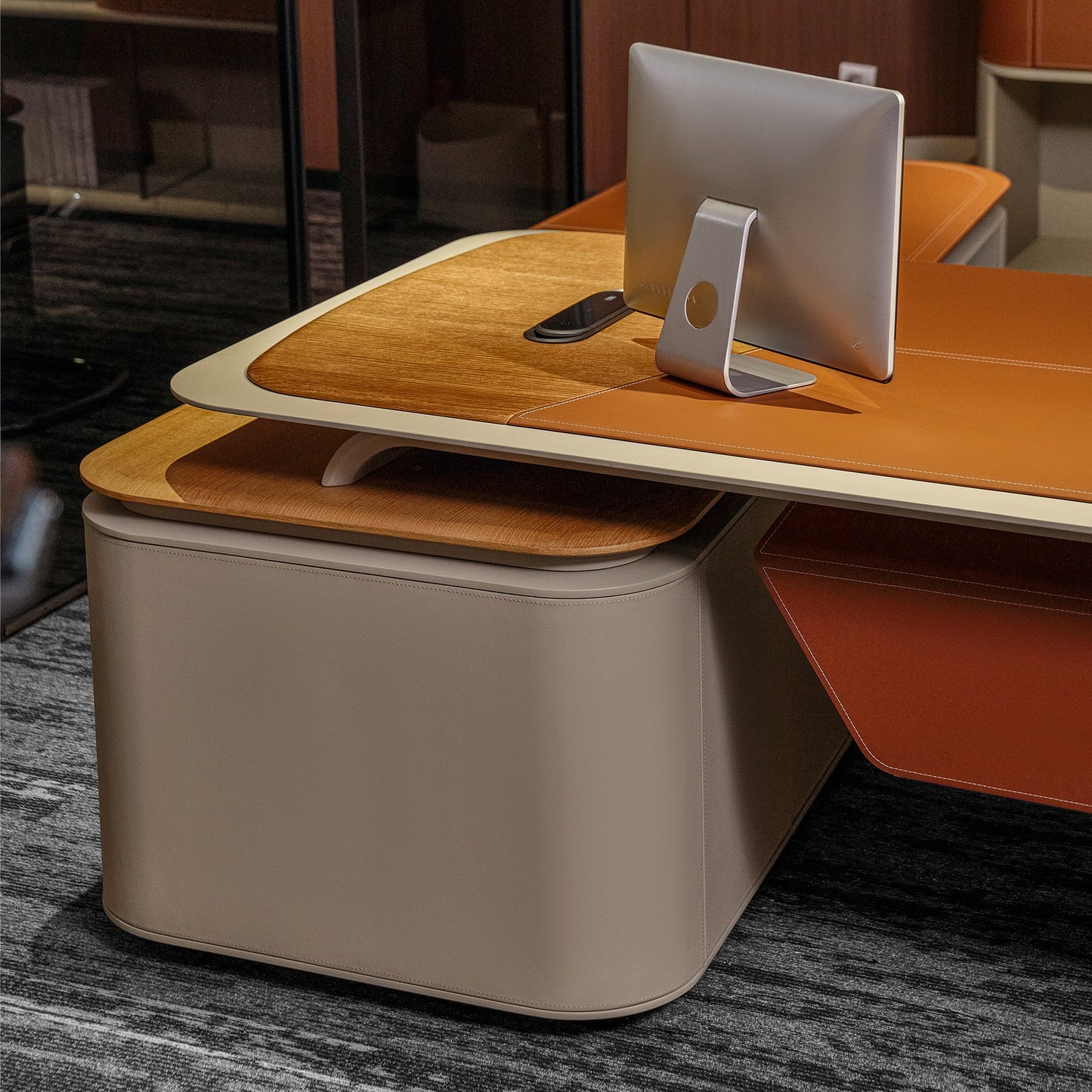 Zen Altair,  Executive Desk & Bookcase