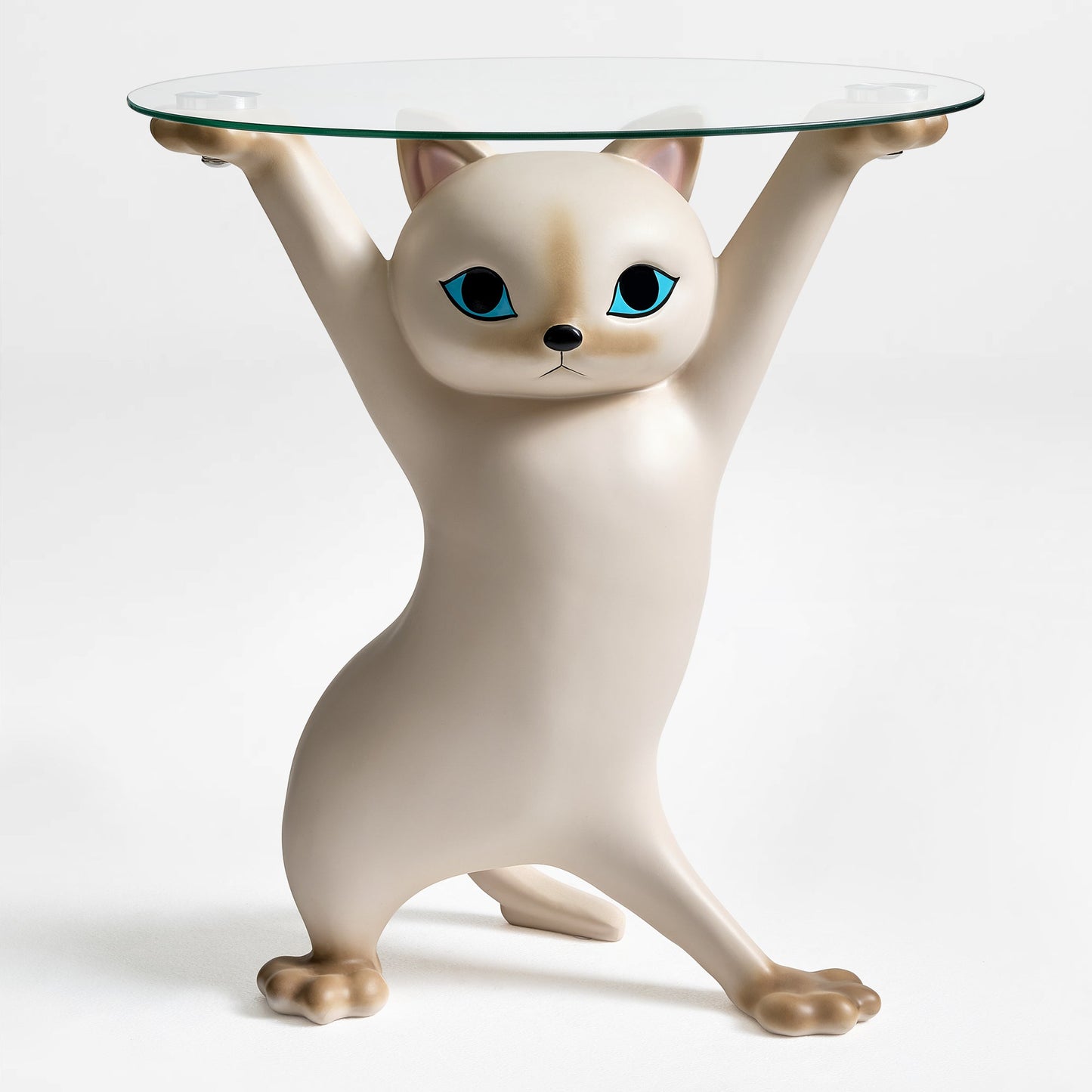 23''H, Enchanting Cat Side Table