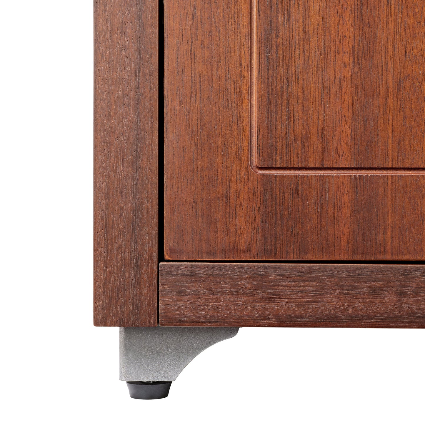 72'' Storage Bookcase with Doors and Shelves, Walnut