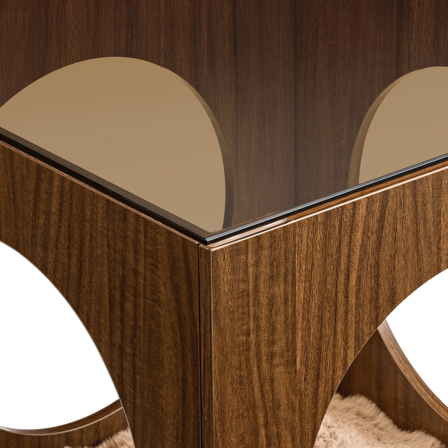 Peek-a-Boo Cat Bed & Side Table