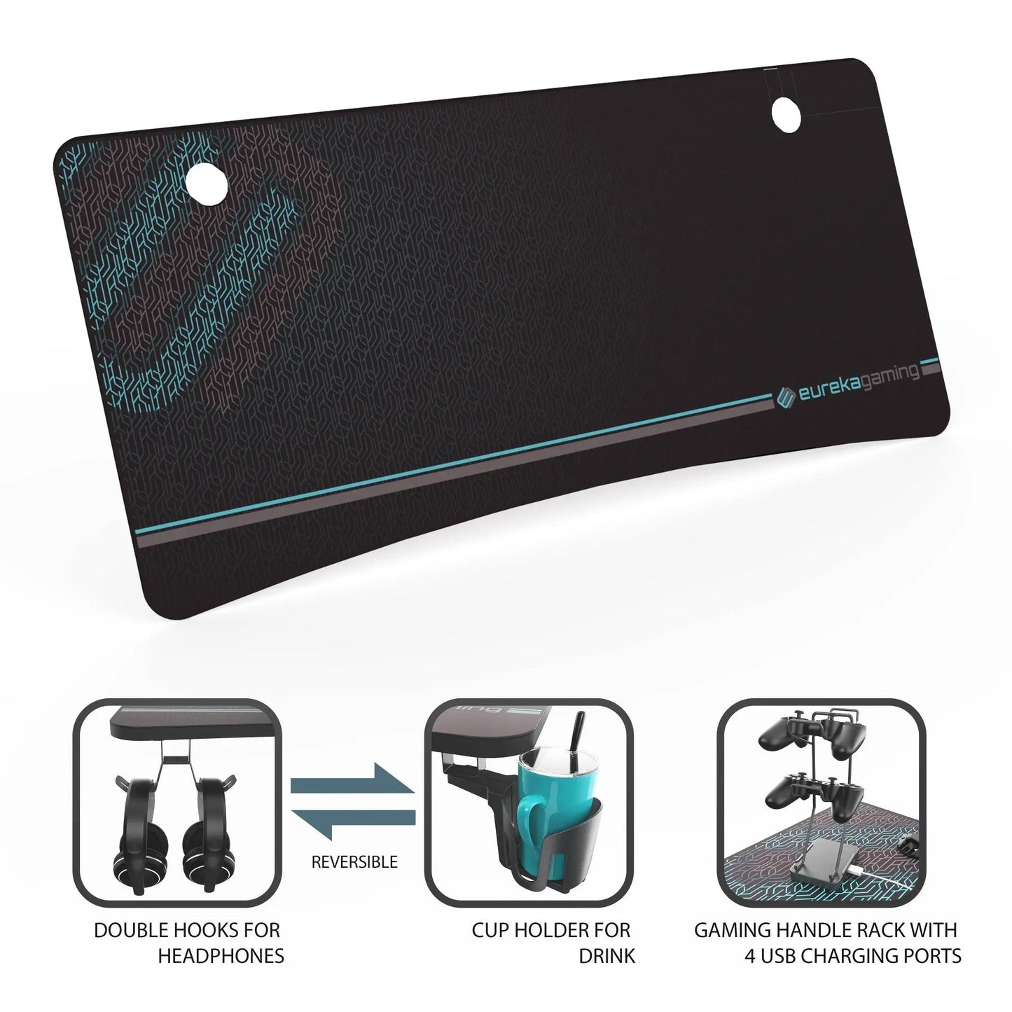 Full-Surface Mousepad Gaming Desk (60"x27")