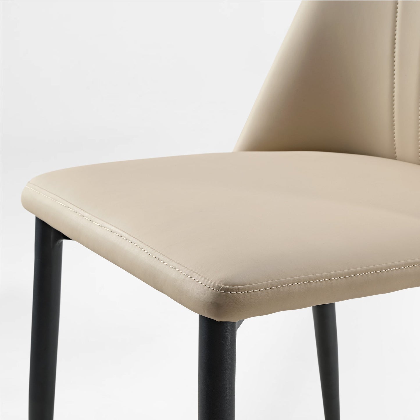 Chester, Upholstered Dining Side Chairs Set of 2, Off-white