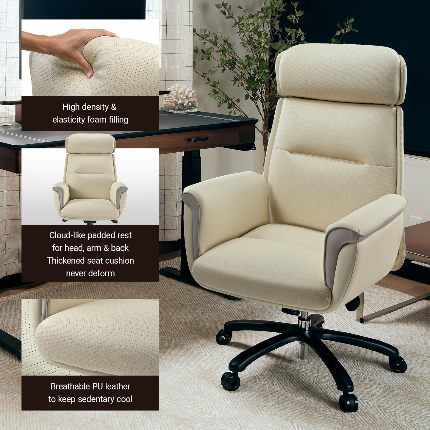 Royal, Microfiber Leather Executive Office Chair