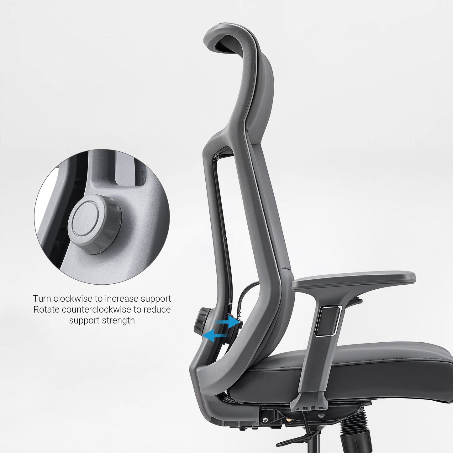 Valen, Microfiber Leather Office Chair