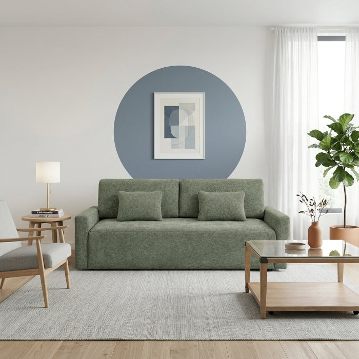 Cumulus Convertible Queen Sleeper Sofa with USB Charging Ports