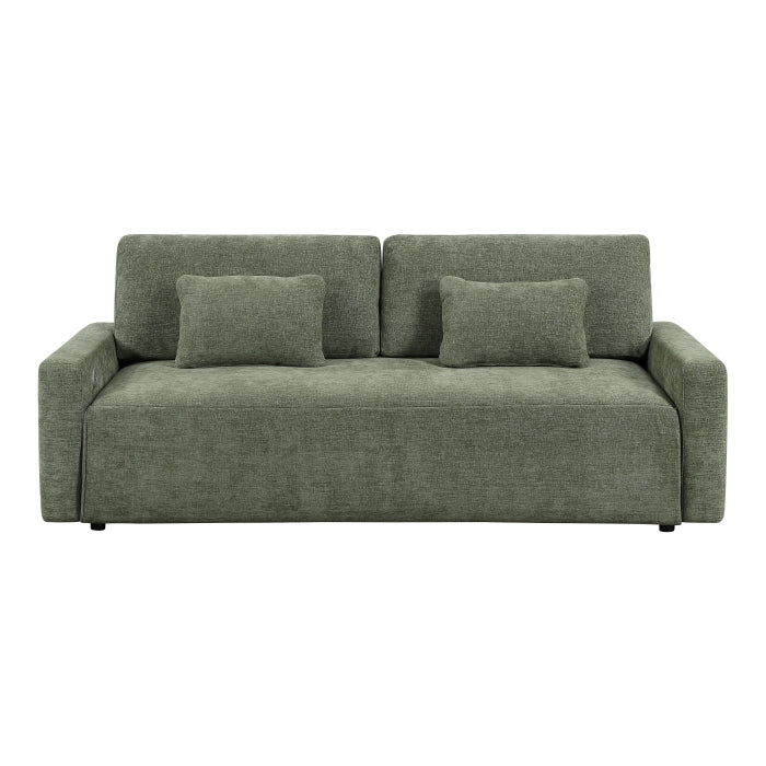 Cumulus Convertible Queen Sleeper Sofa with USB Charging Ports
