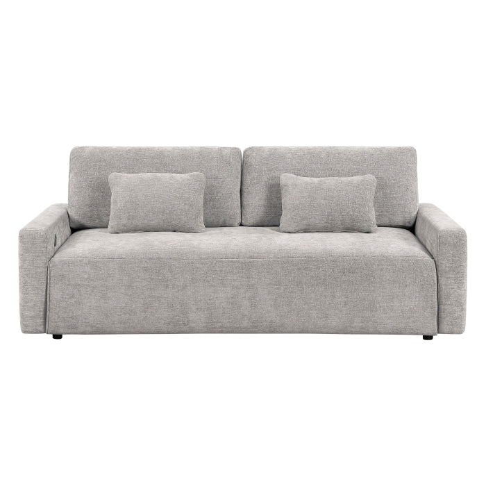 Cumulus Convertible Queen Sleeper Sofa with USB Charging Ports